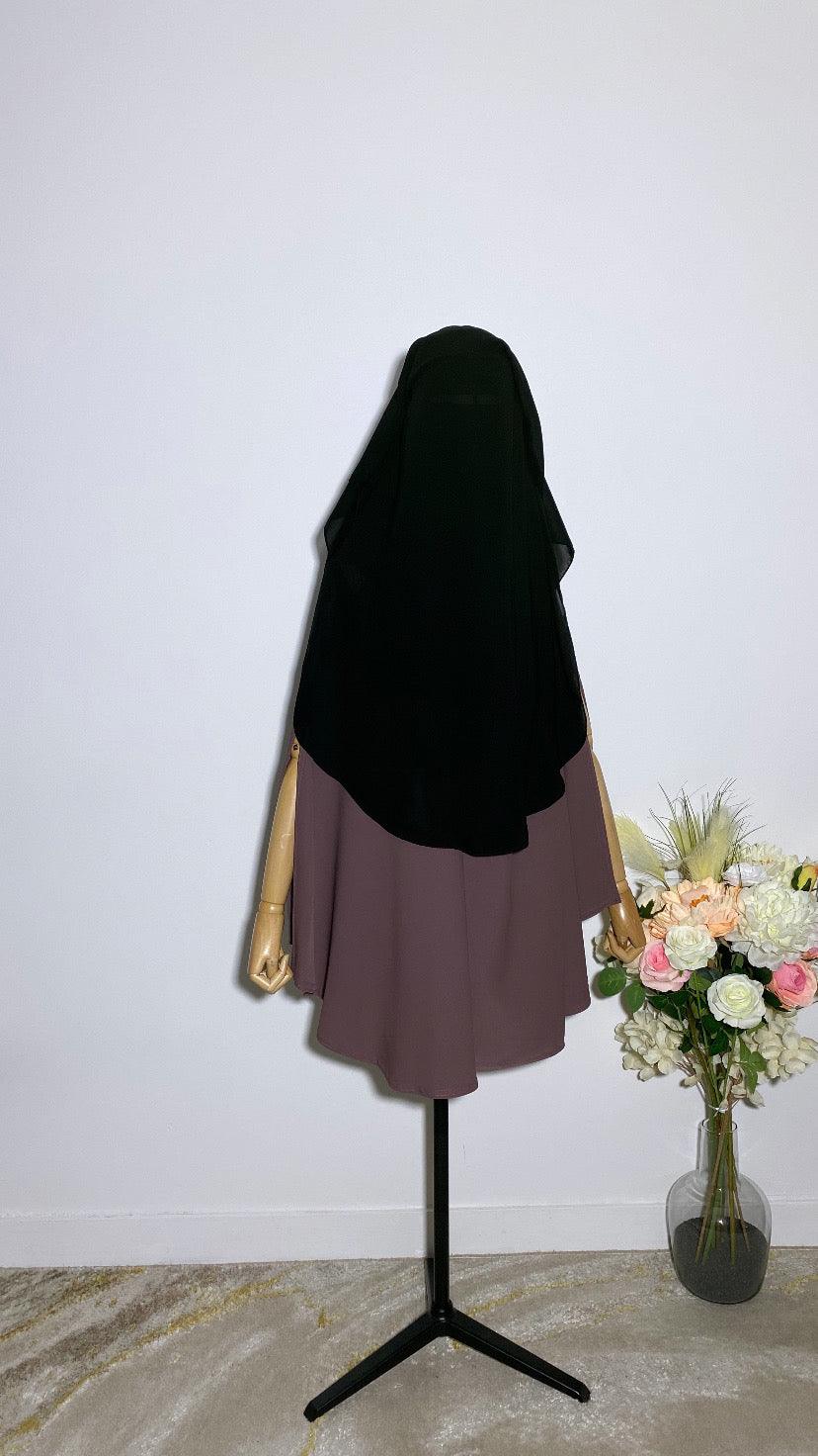 Sitar Niqab Khaleeji Noir