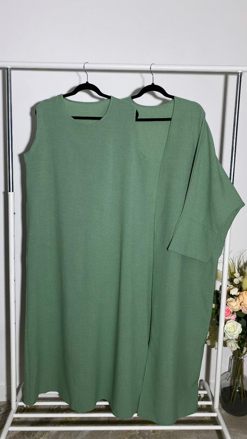 THARA PASTEL GREEN SET