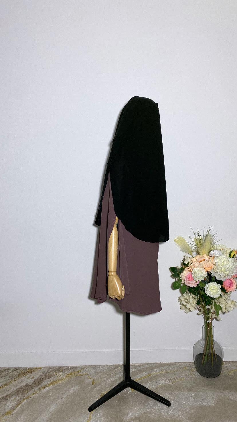 Sitar Niqab Khaleeji Noir