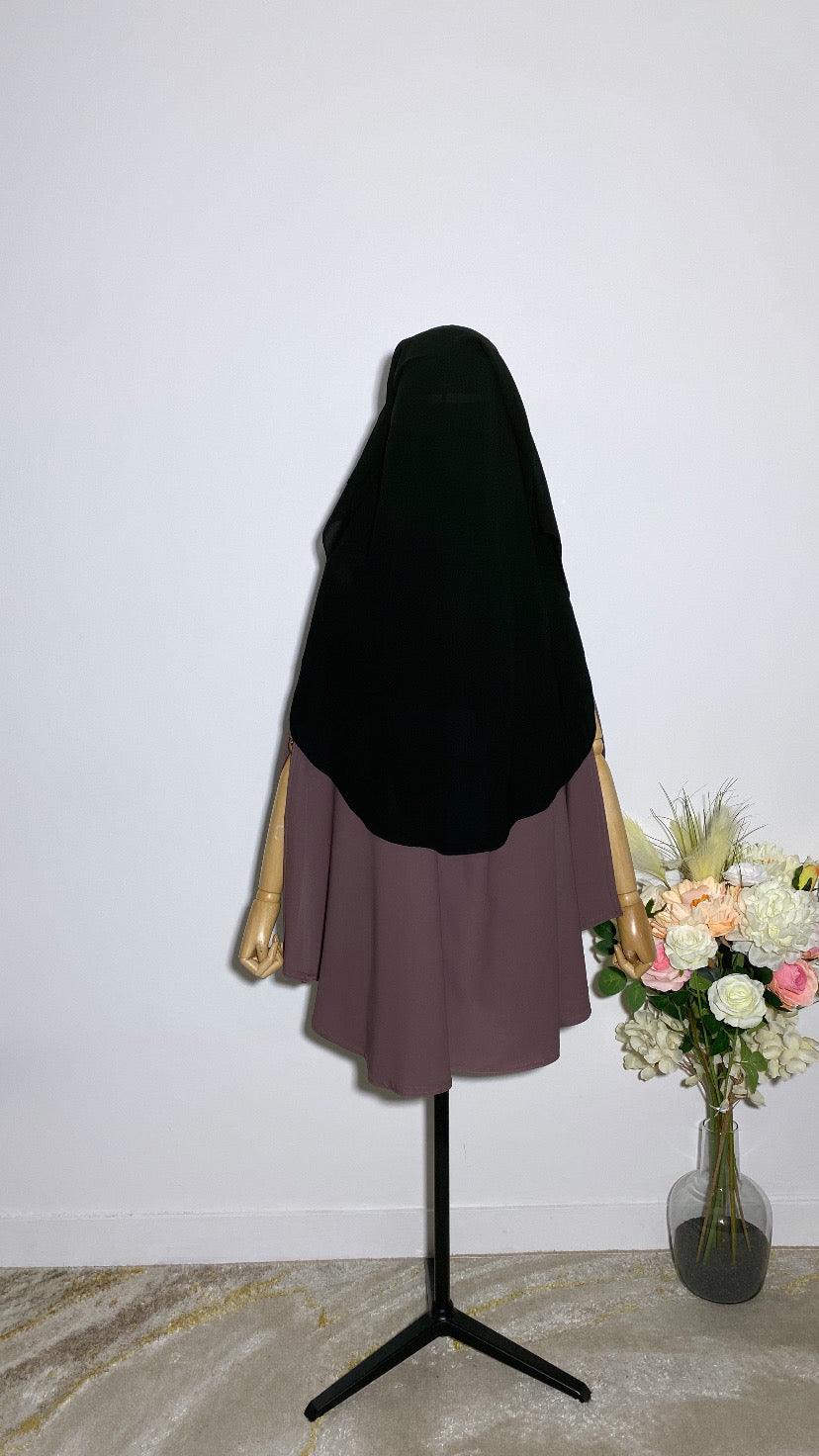 Sitar Niqab Khaleeji Noir