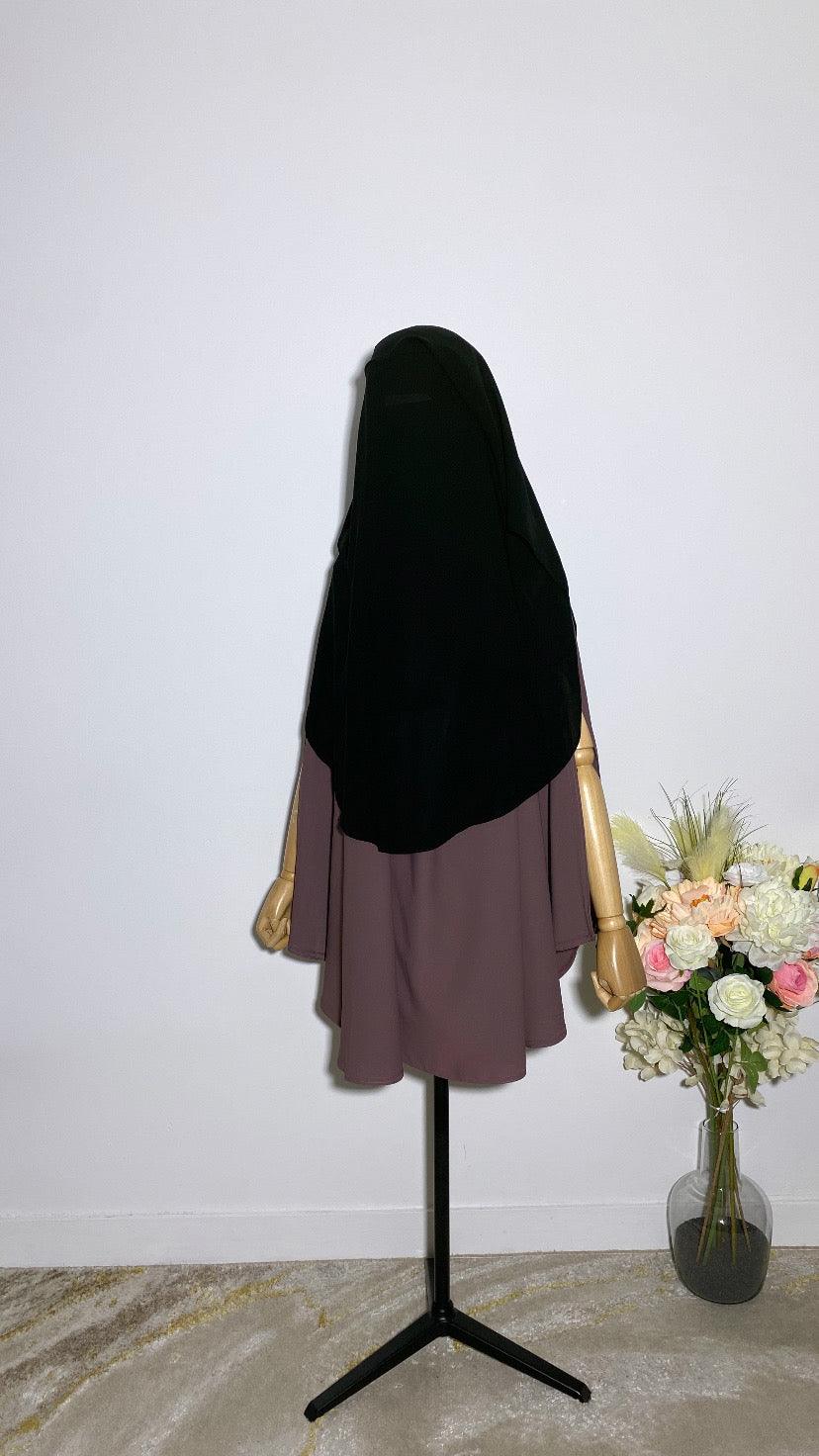 Sitar Niqab Khaleeji Noir