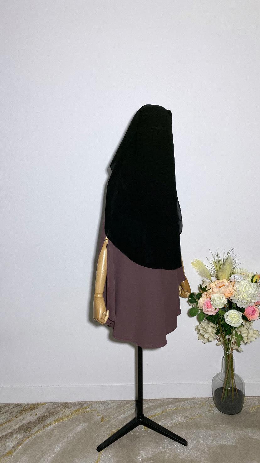 Sitar Niqab Khaleeji Noir