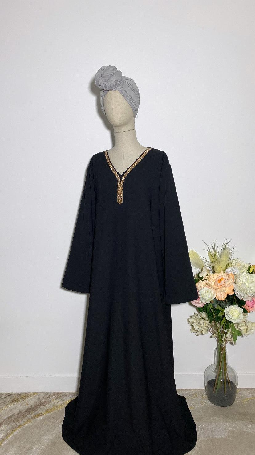 ABAYA NERMIN NOIRE