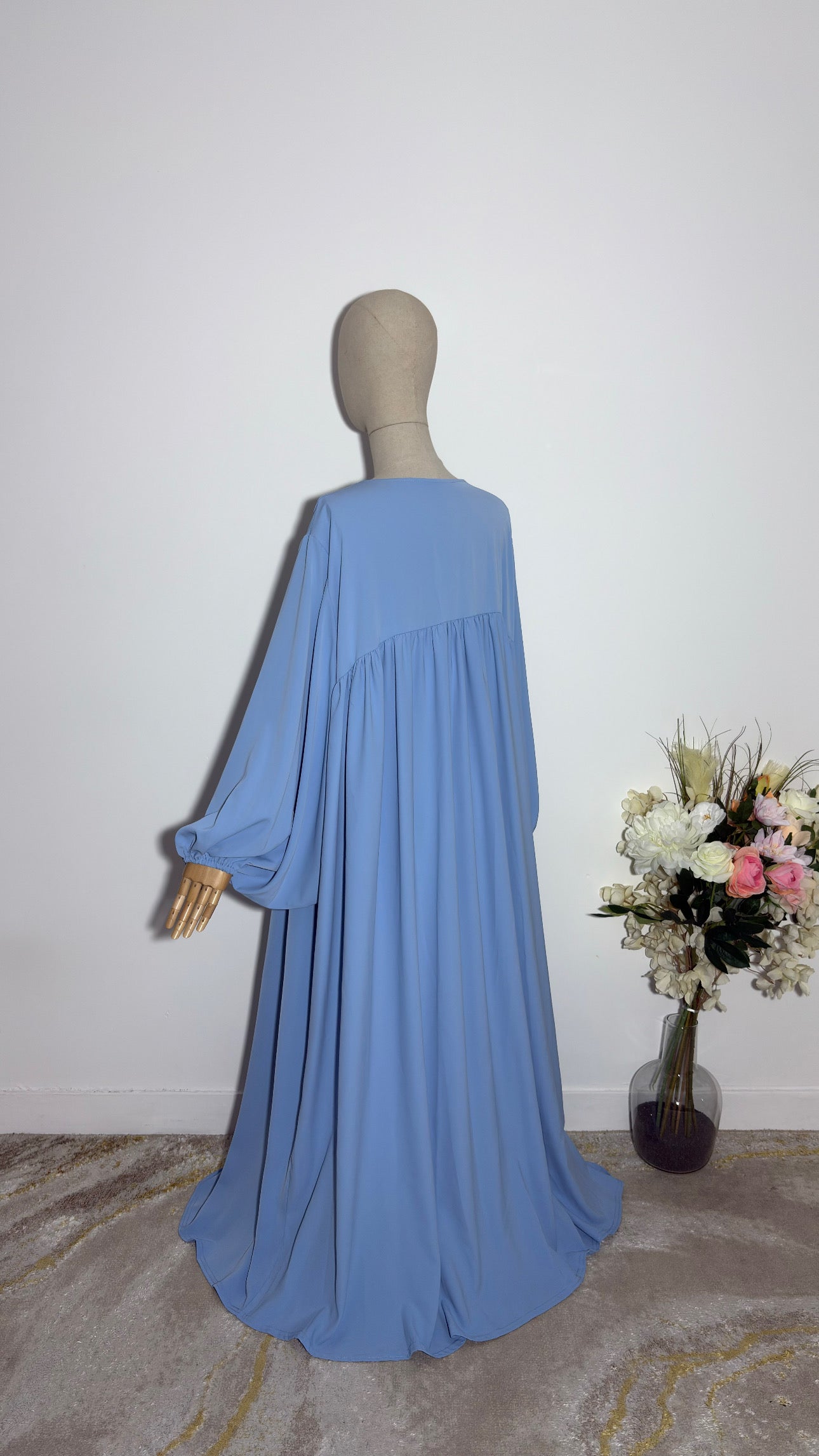 ABAYA JINA BLEU