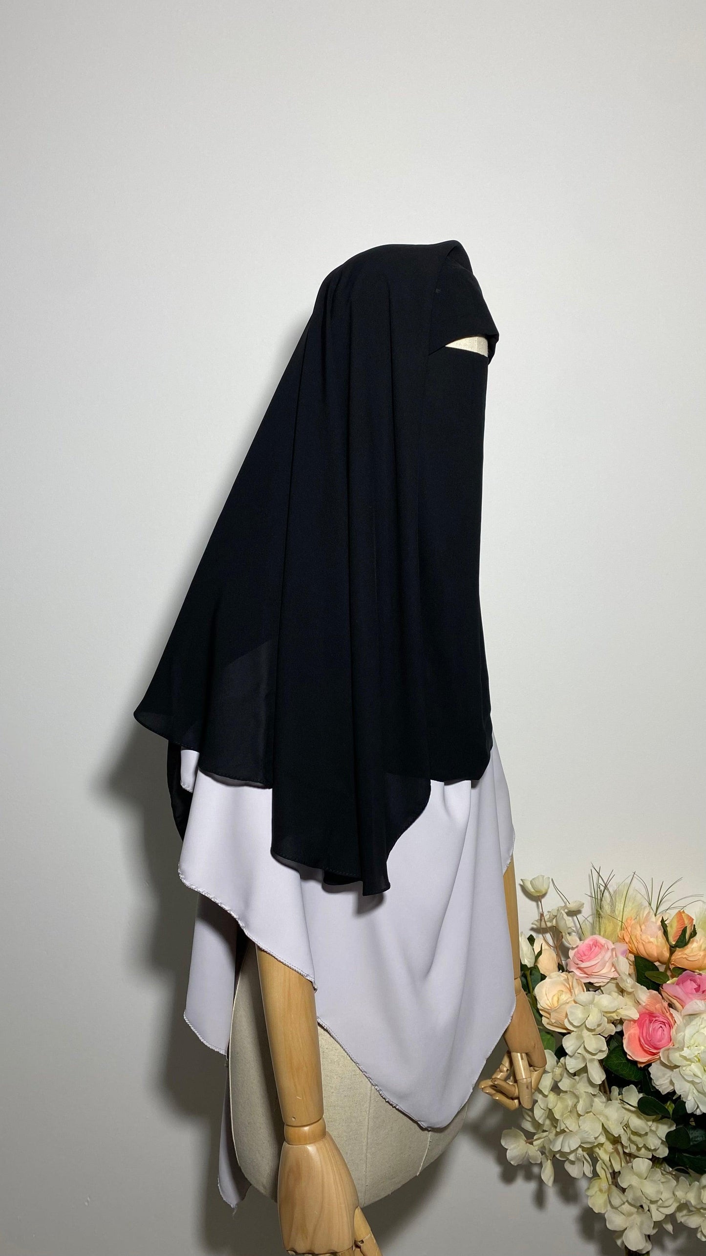 NIQAB - SITAR PULL DOWN - CAP NOIR - BAYT AL MUMIN