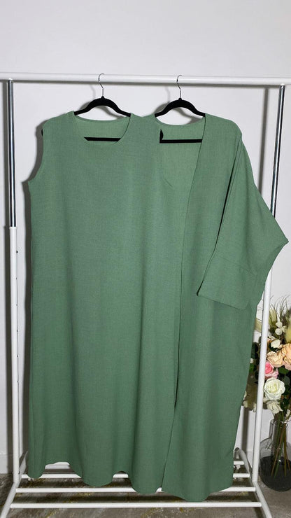 THARA PASTEL GREEN SET