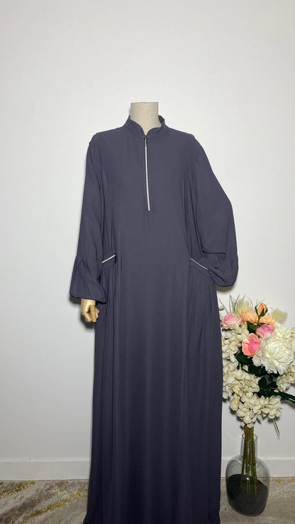 ABAYA NEHIR ANTHRACITE - BAYT AL MUMIN