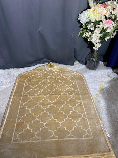 TAPIS DE PRIÈRE BEIGE - BAYT AL MUMIN