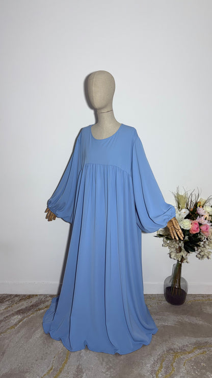 ABAYA JINA BLEU