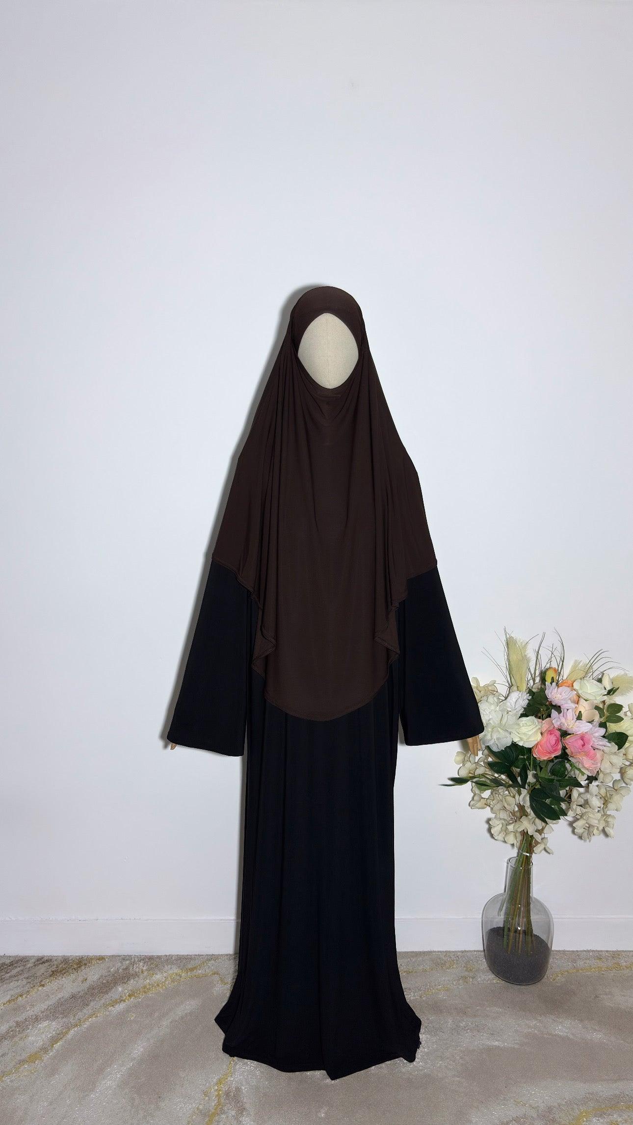 Khimar Afiya Chocolat