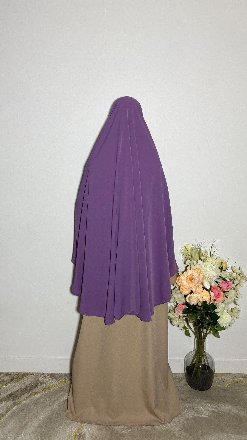 KHIMAR HASNA VIOLET LILAS - BAYT AL MUMIN