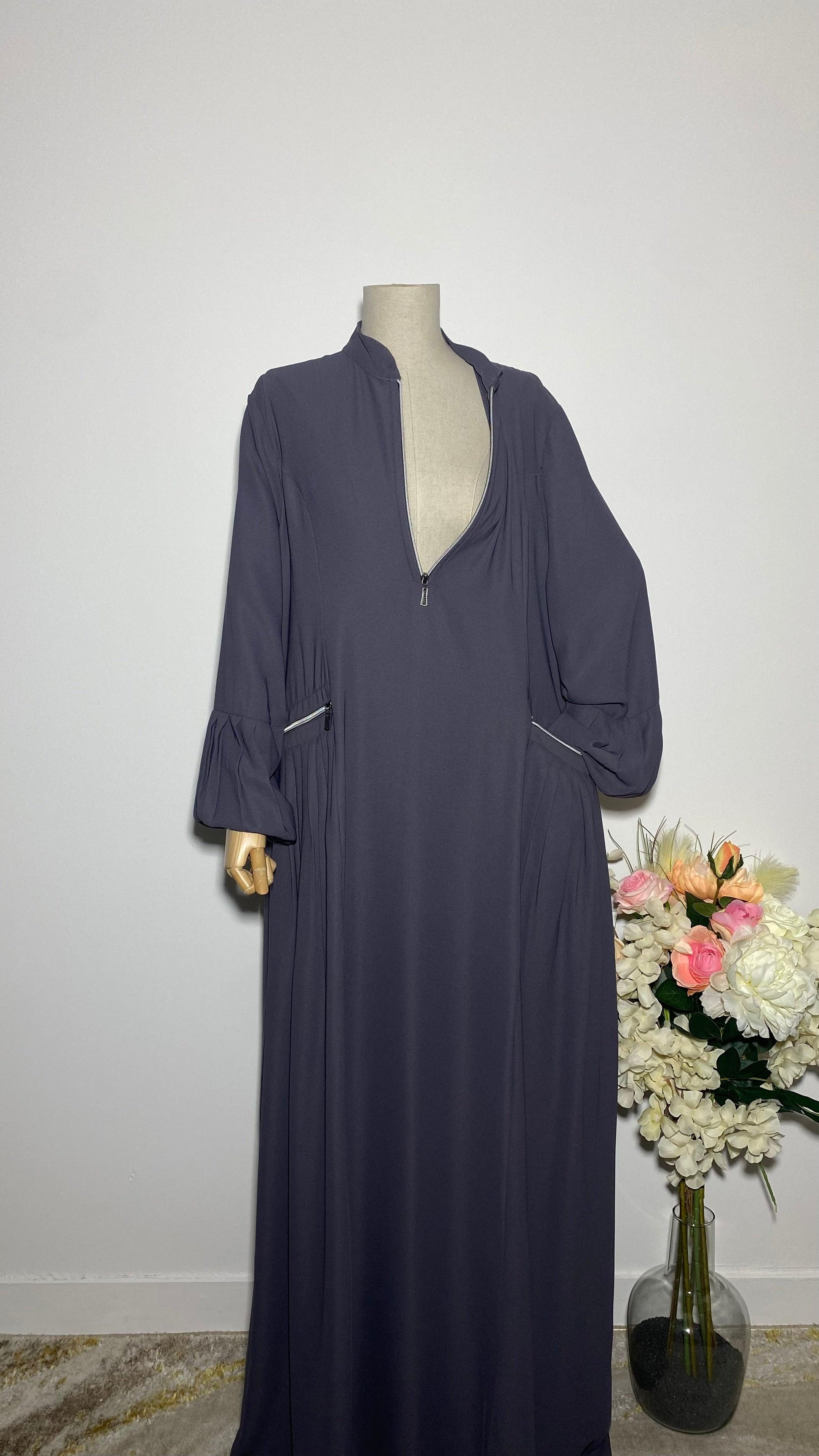 ABAYA NEHIR ANTHRACITE - BAYT AL MUMIN