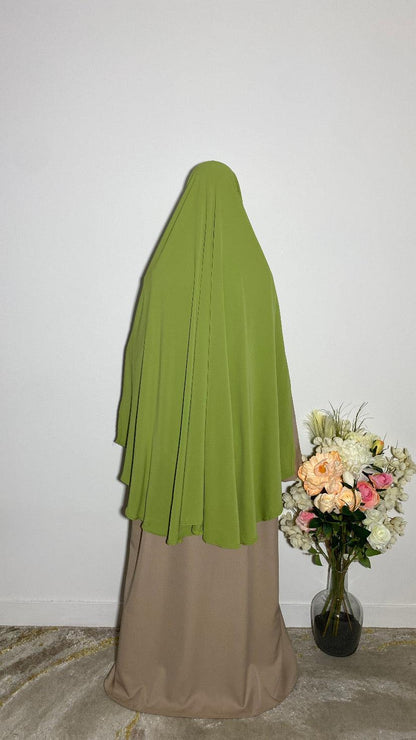 KHIMAR HASNA VERT POMME - BAYT AL MUMIN