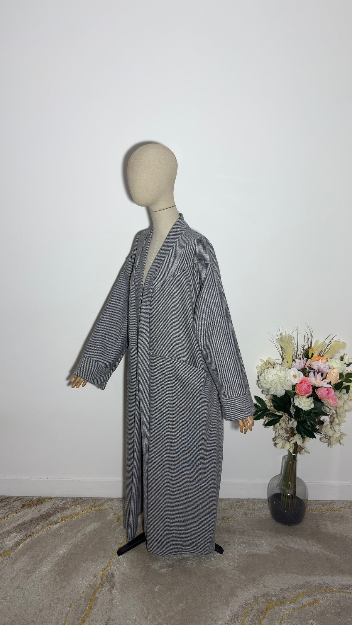 Manteau rayures