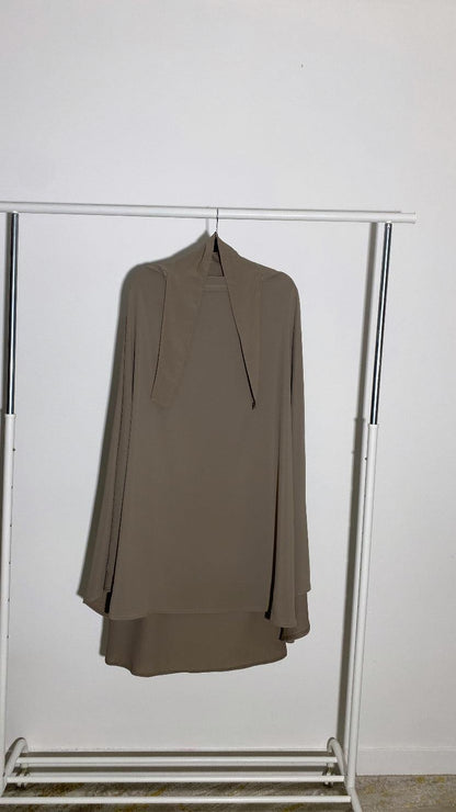Khimar Hasna Taupe Clair