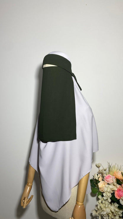 NIQAB PULL DOWN - CAP KAKI - BAYT AL MUMIN