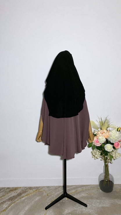 SITAR - NIQAB KHALEEJI NOIR