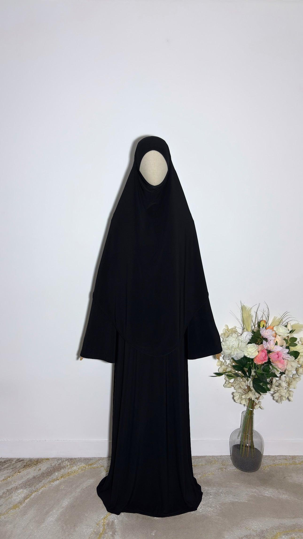 Khimar Afiya Noir
