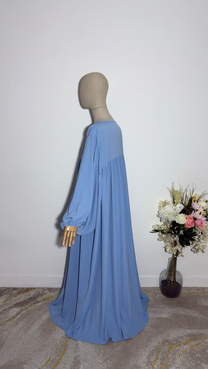 ABAYA JINA BLEU
