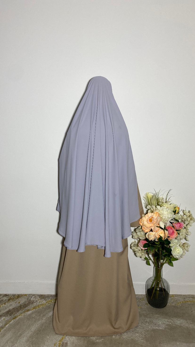 KHIMAR HASNA GRIS CLAIR - BAYT AL MUMIN