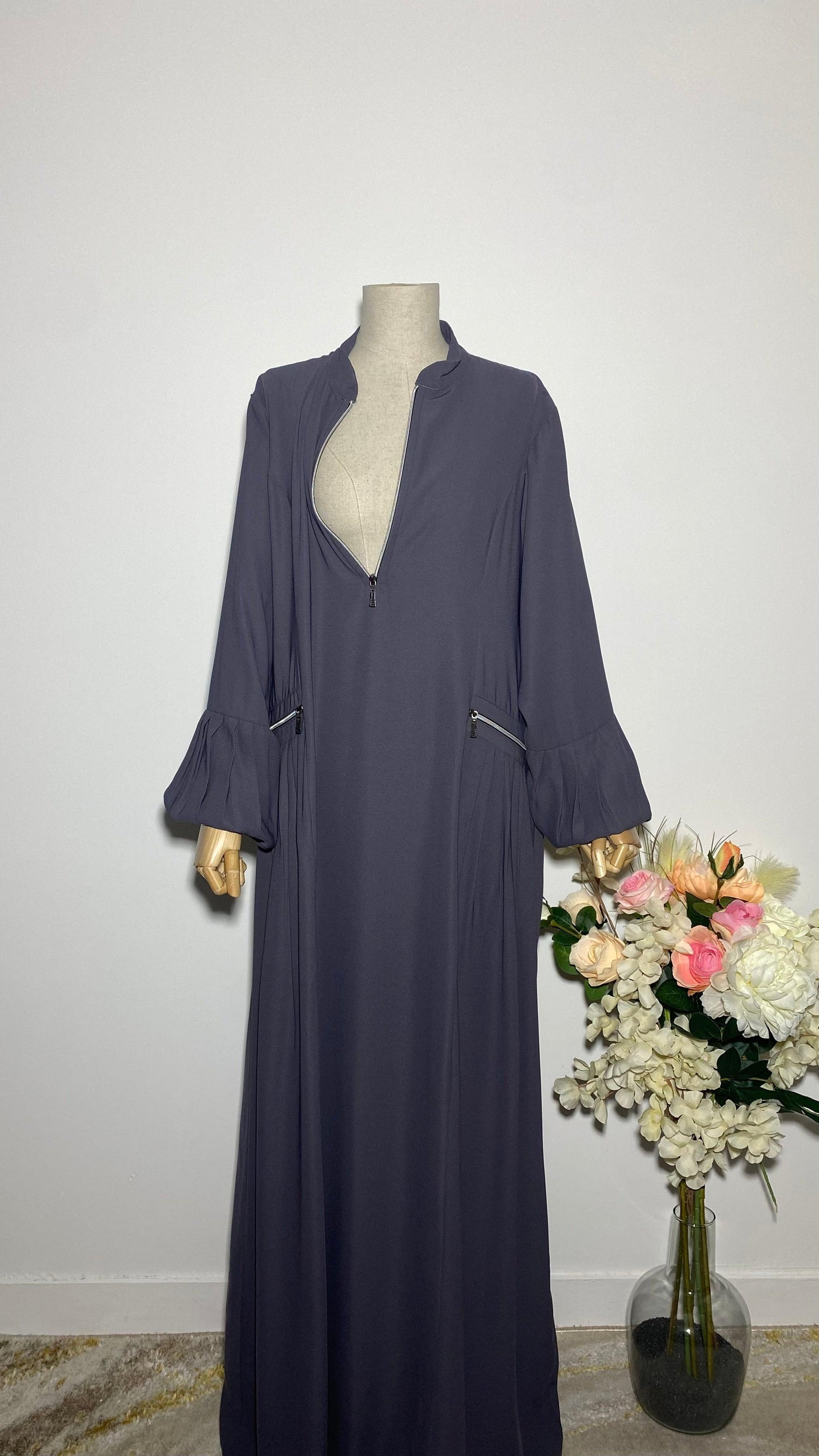 ABAYA NEHIR ANTHRACITE - BAYT AL MUMIN