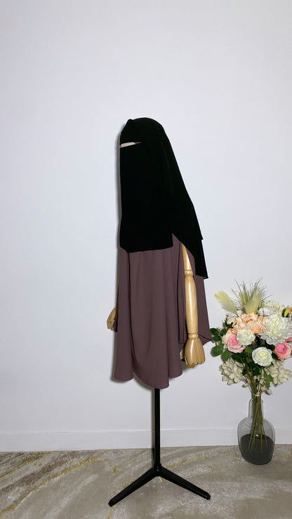 SITAR - NIQAB KHALEEJI NOIR