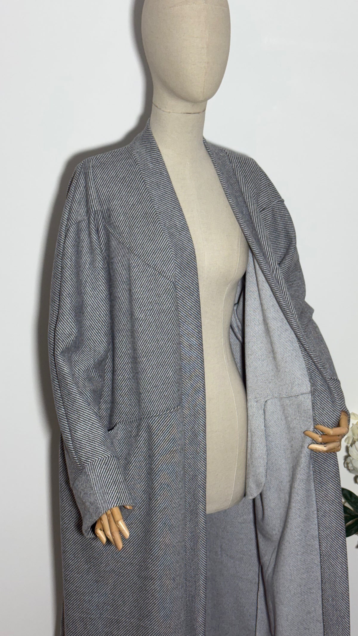 Manteau rayures