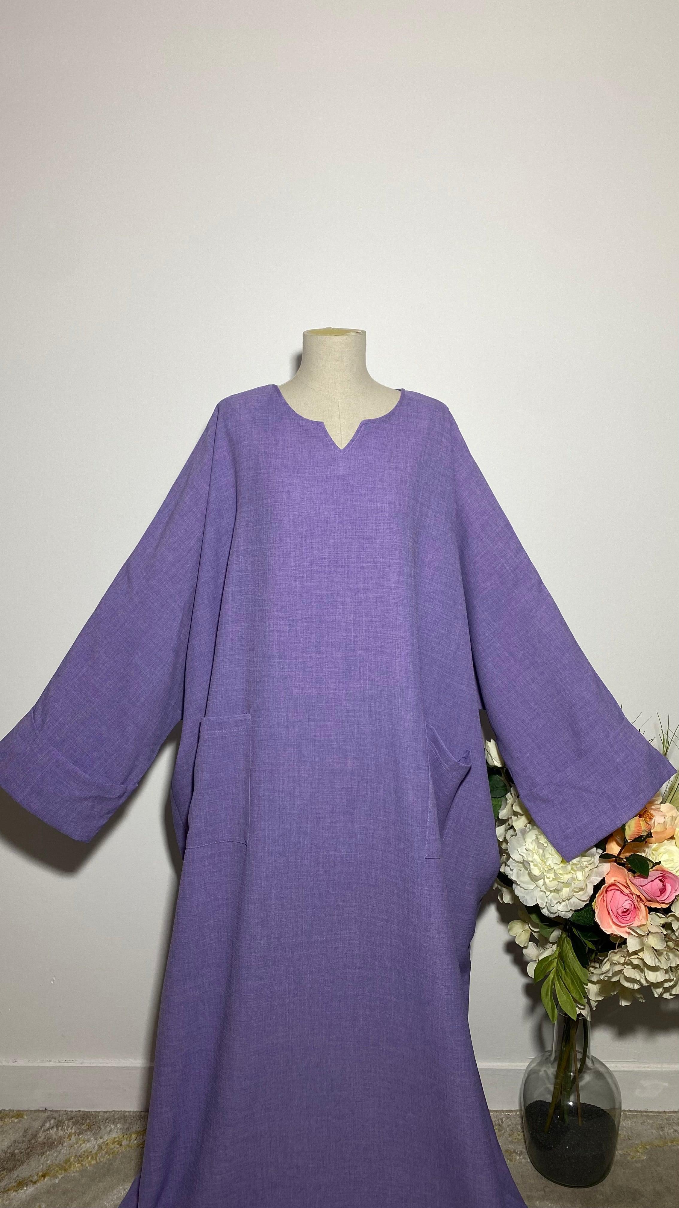 ABAYA YUMNA LILAS - BAYT AL MUMIN