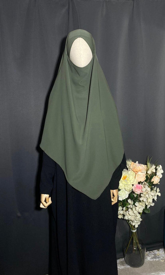 KHIMAR KAKI FONCÉ - BAYT AL MUMIN