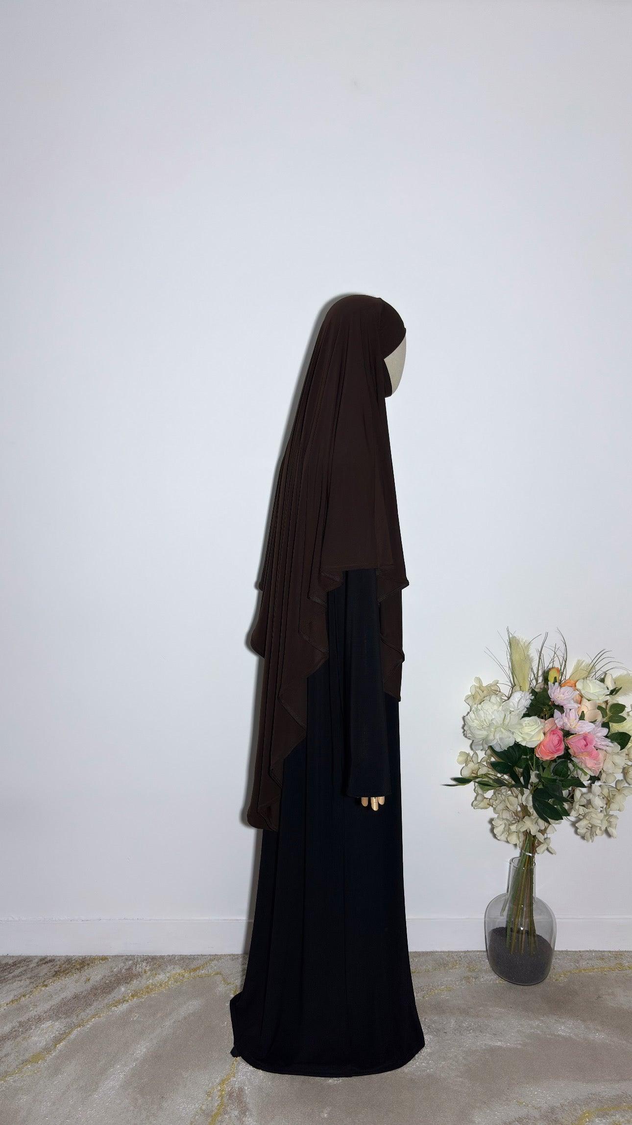 Khimar Afiya Chocolat