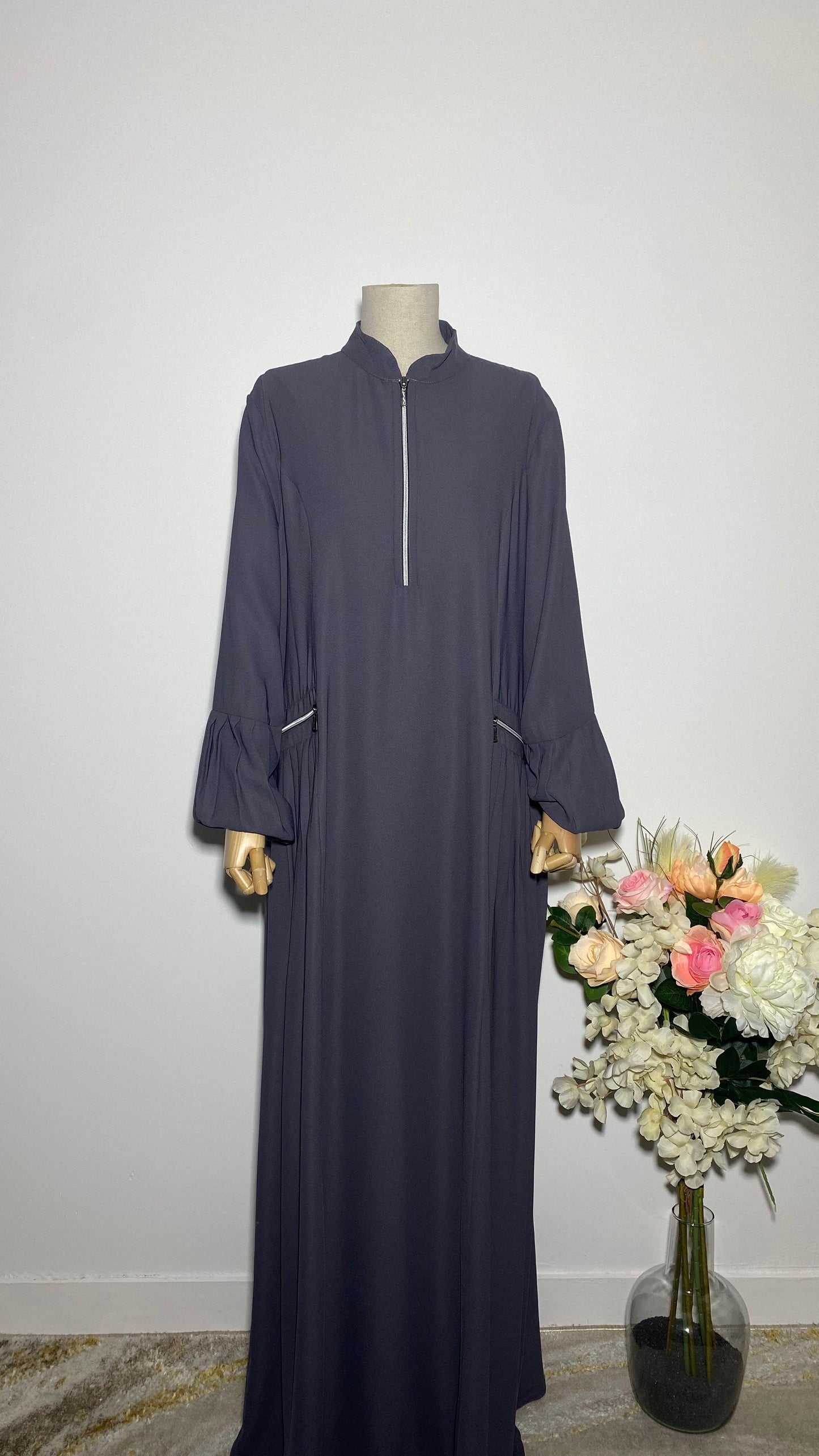 ABAYA NEHIR ANTHRACITE - BAYT AL MUMIN