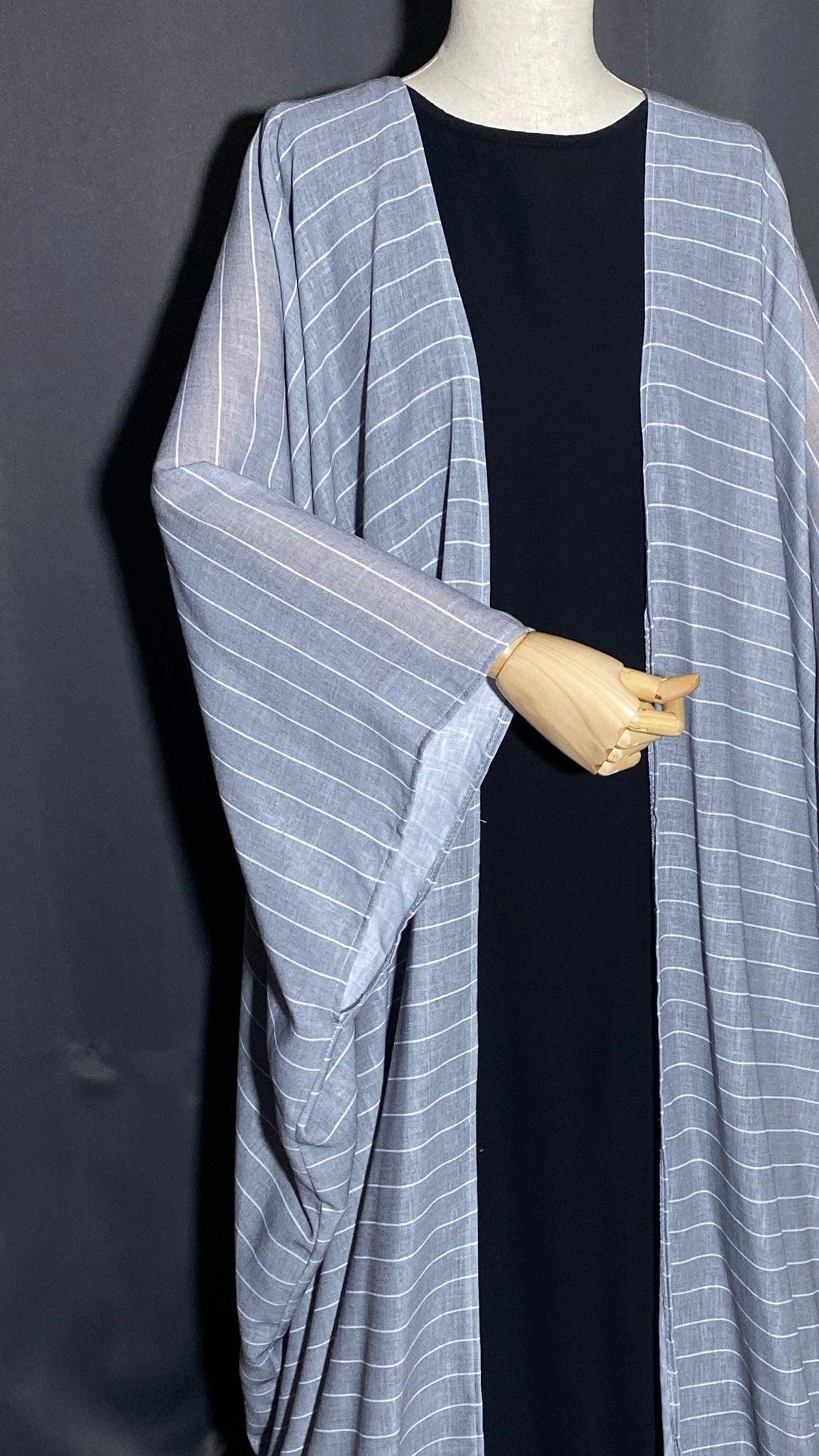 KIMONO SAMARA GRIS - BAYT AL MUMIN