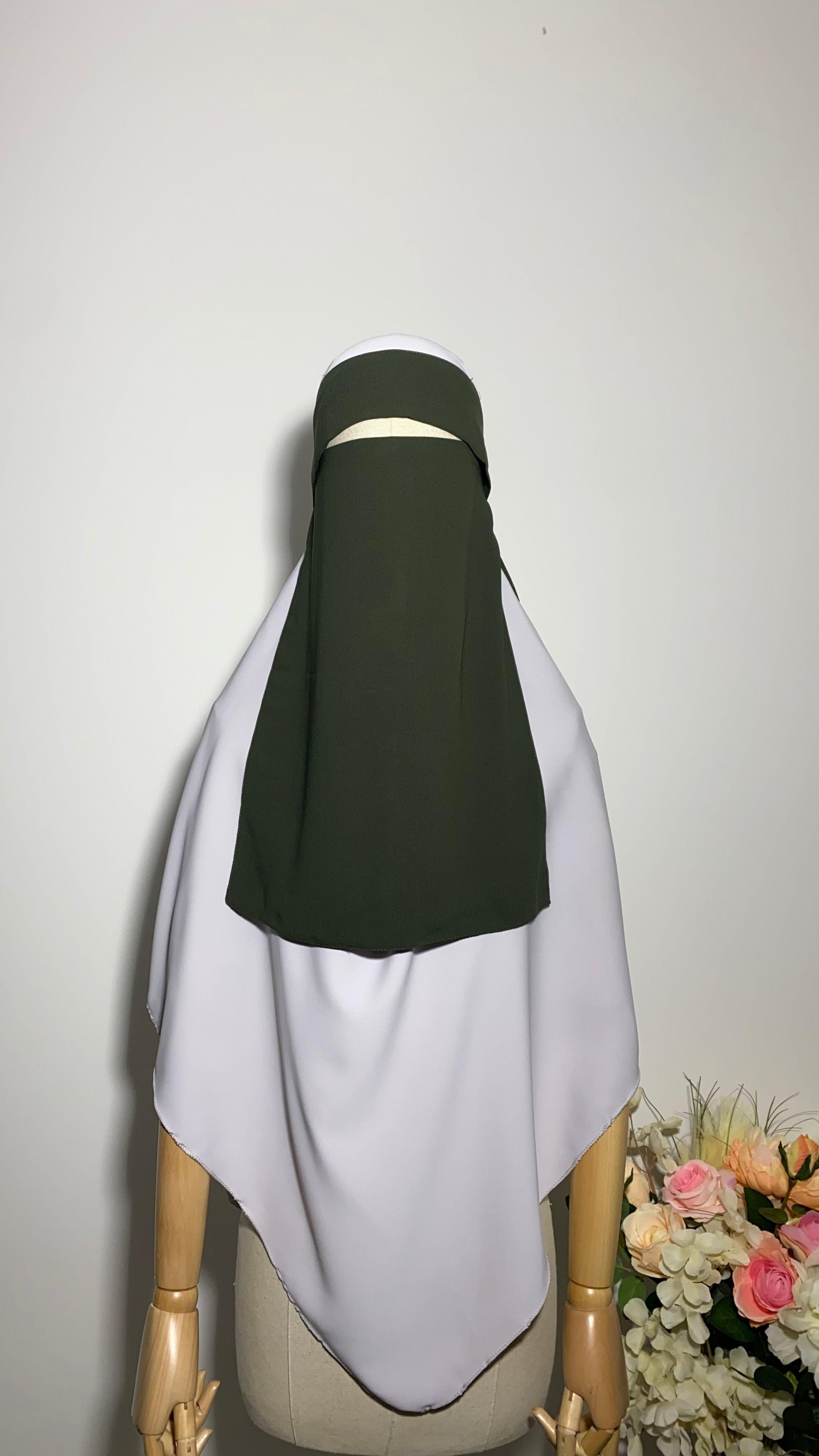 NIQAB PULL DOWN - CAP KAKI - BAYT AL MUMIN