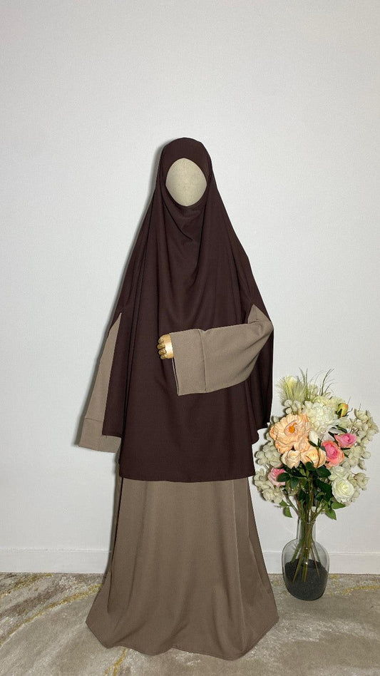 ABAYA MONA TAUPE - BAYT AL MUMIN