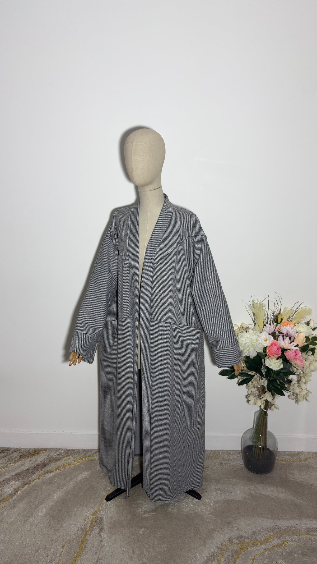 Manteau rayures