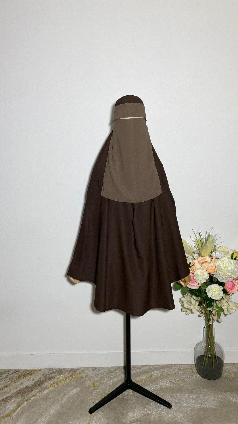 NIQAB PULL DOWN - CAP MOCHA - BAYT AL MUMIN