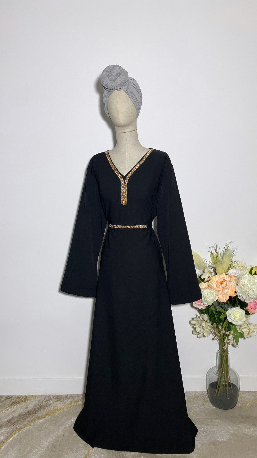 ABAYA NERMIN NOIRE