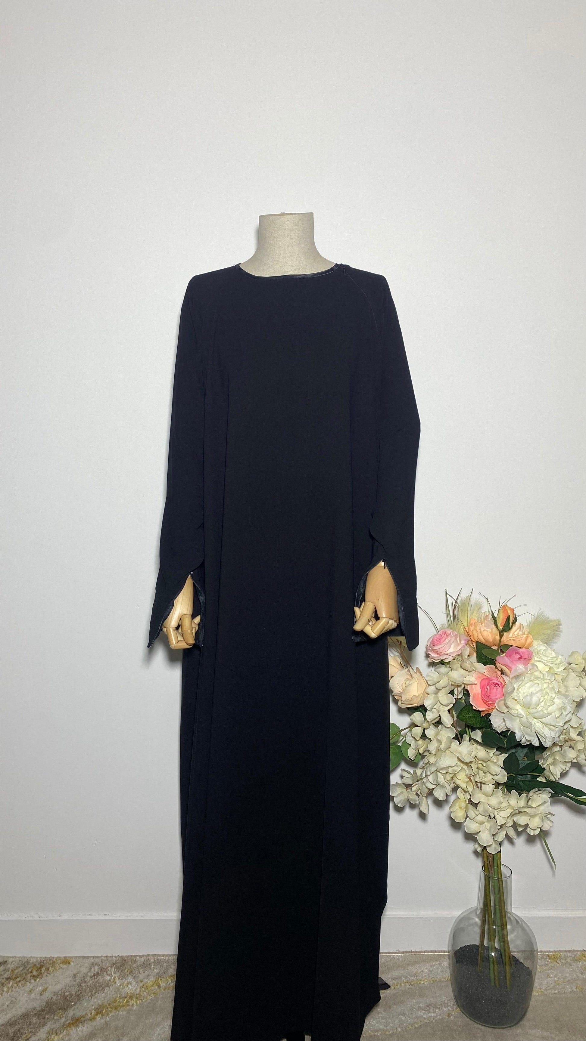 ABAYA RITEJ NOIR - BAYT AL MUMIN