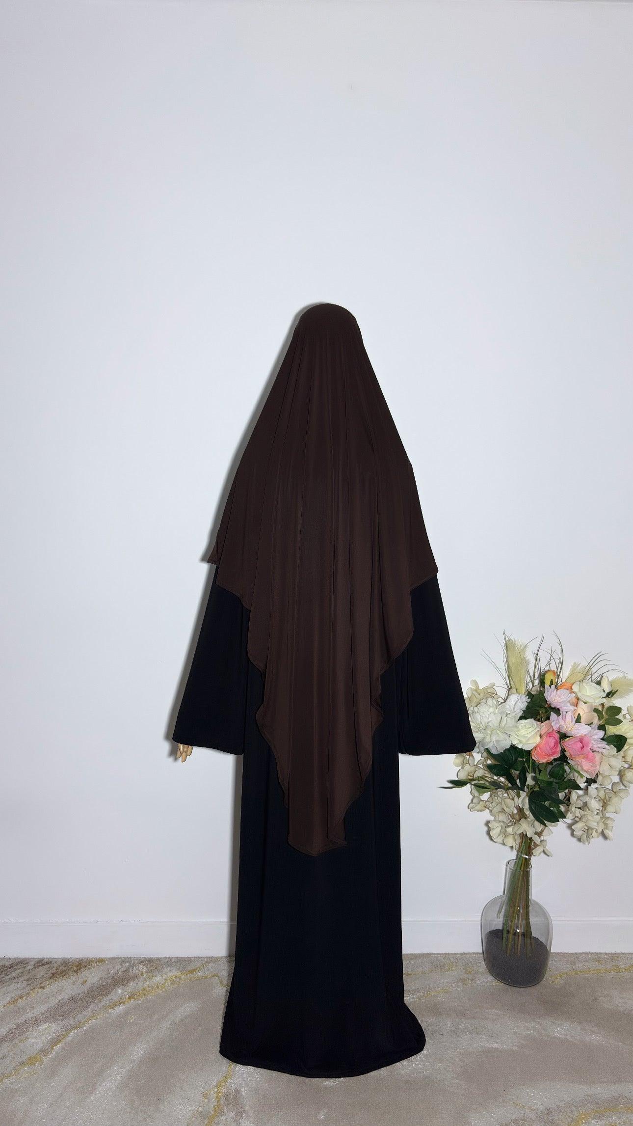 Khimar Afiya Chocolat