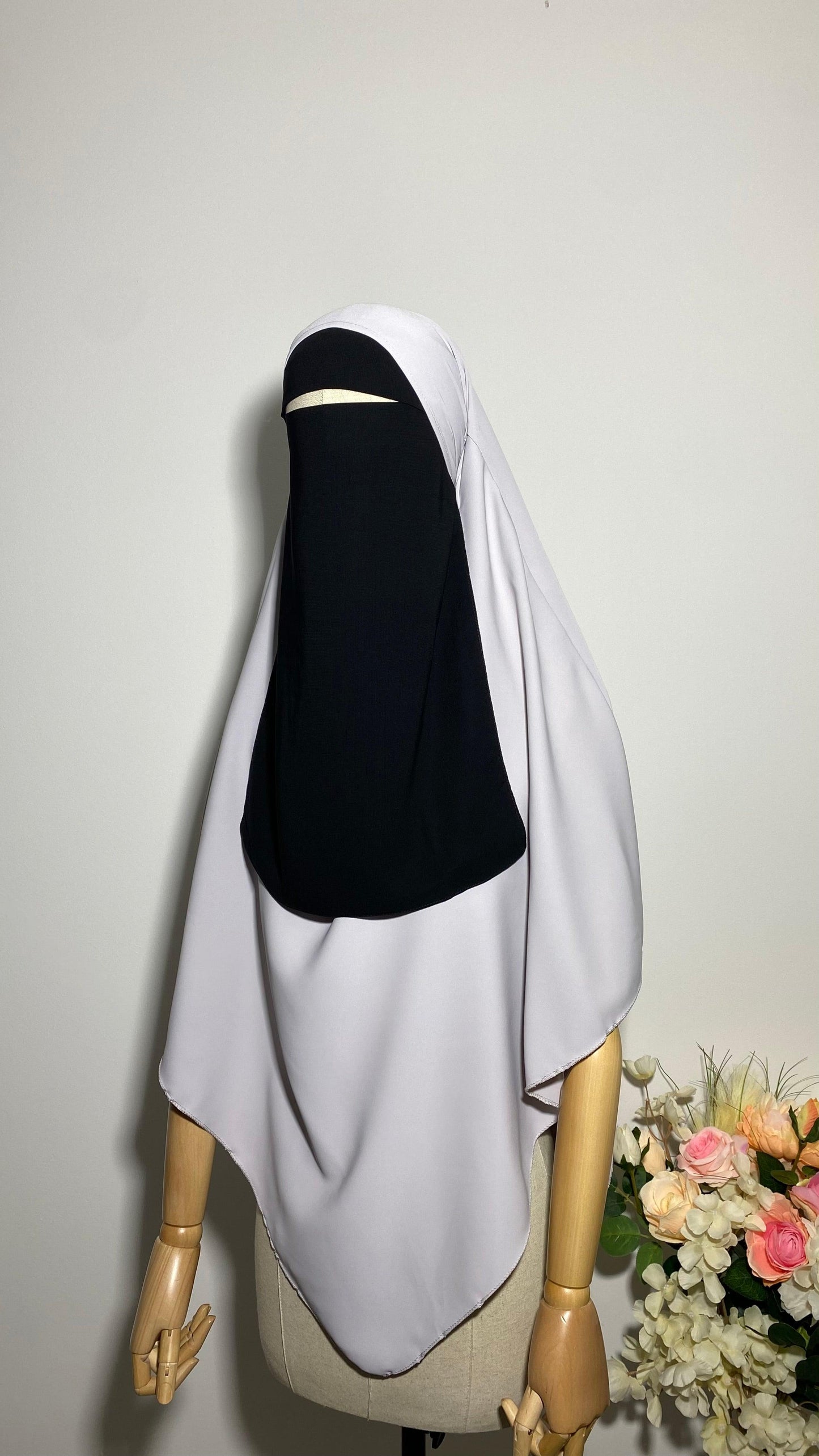 NIQAB PULL DOWN - CAP NOIR - BAYT AL MUMIN