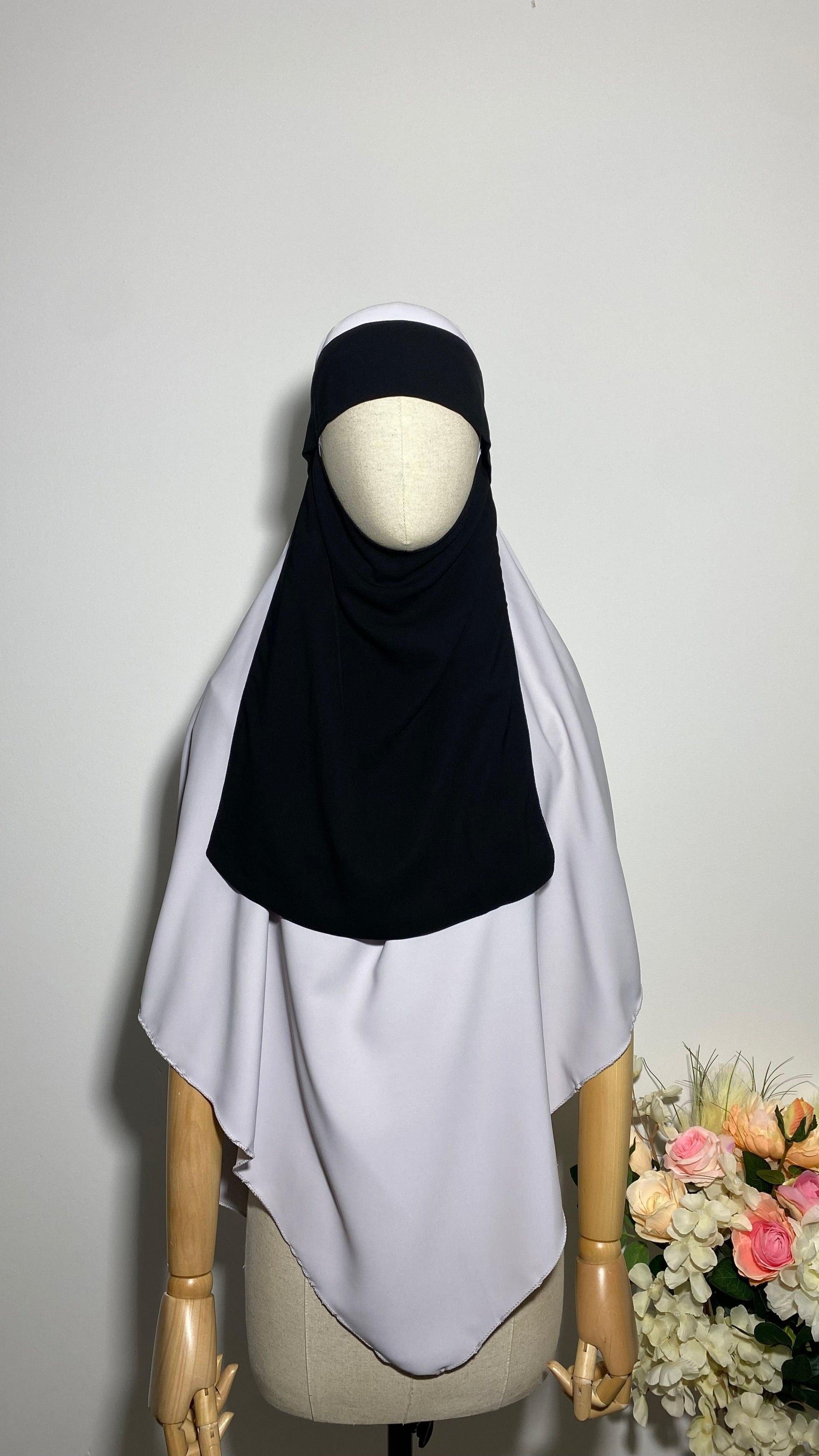 NIQAB PULL DOWN - CAP NOIR - BAYT AL MUMIN