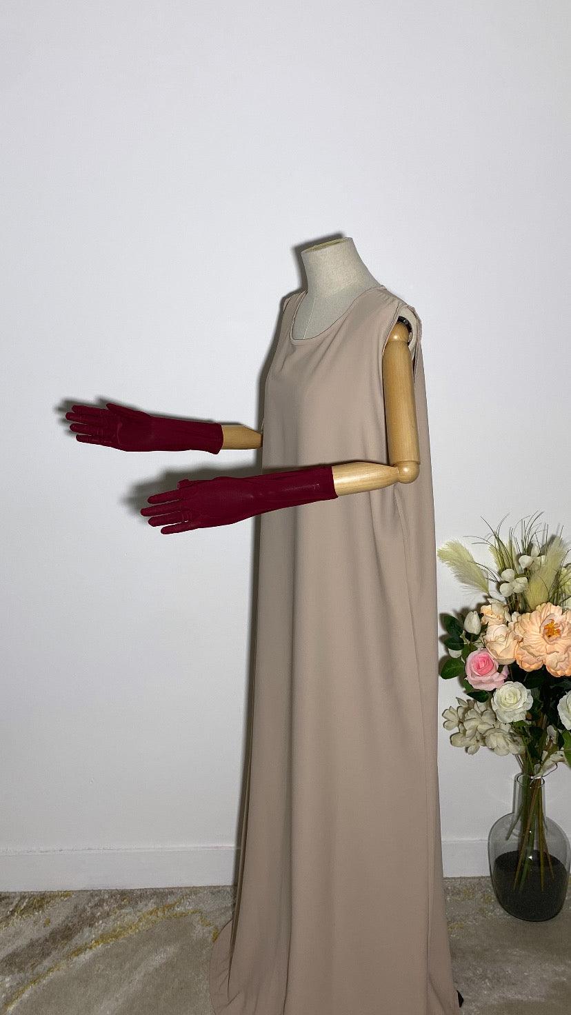 BURGUNDY TOUCHSCREEN GLOVE