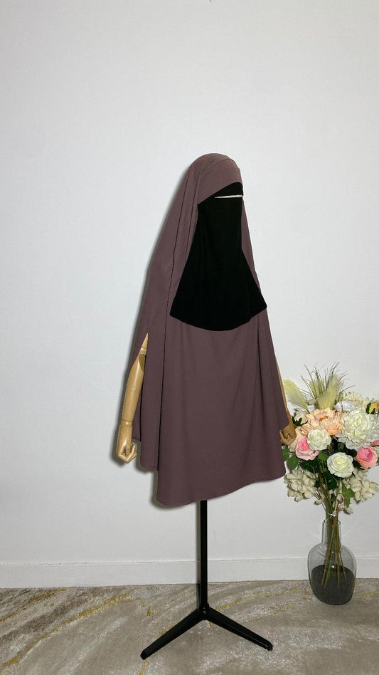 NIQAB PULL DOWN - CAP NOIR - BAYT AL MUMIN