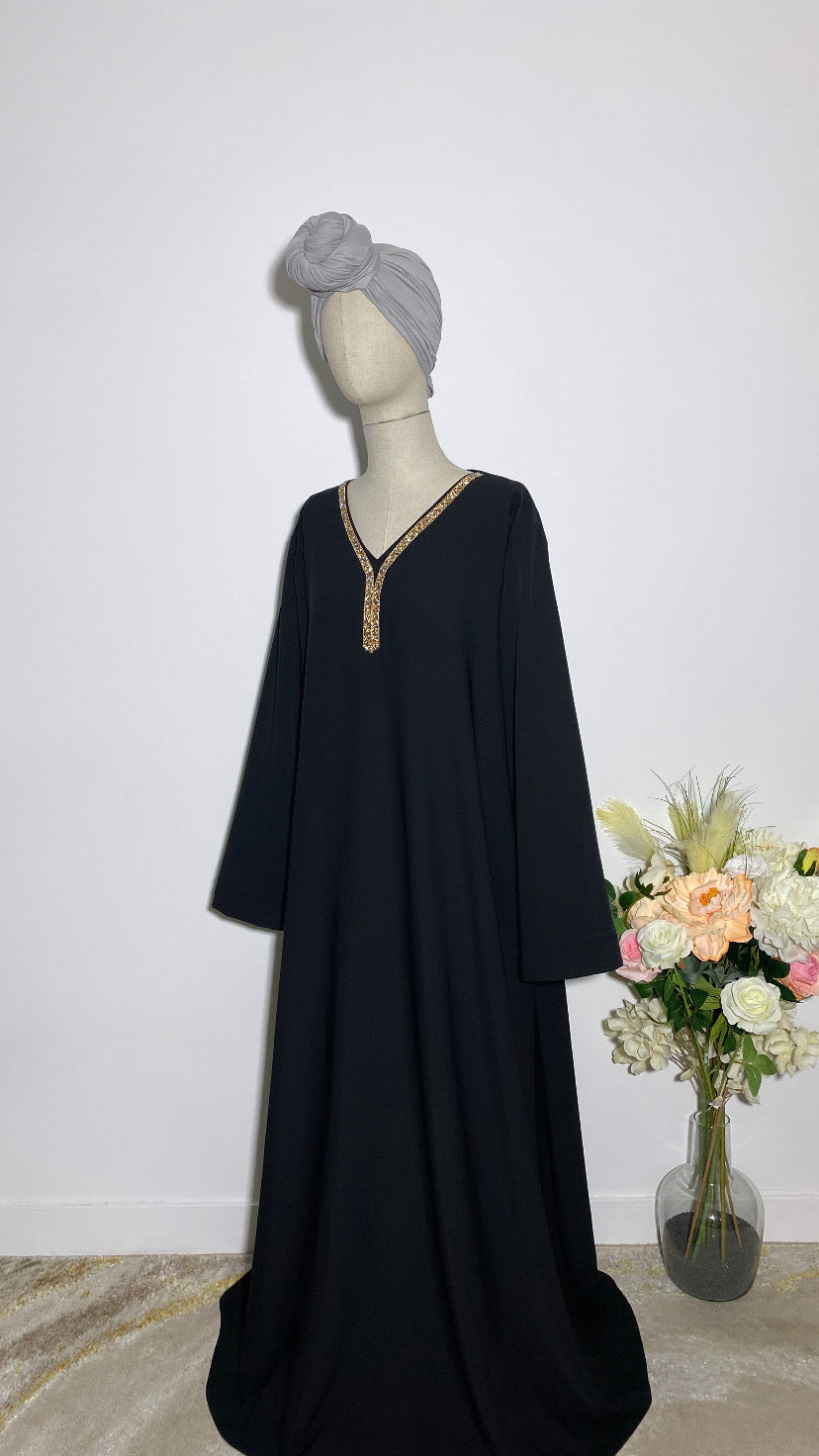 ABAYA NERMIN NOIRE