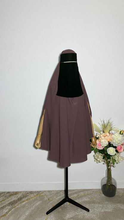 NIQAB SAOUDI NOIR - BAYT AL MUMIN