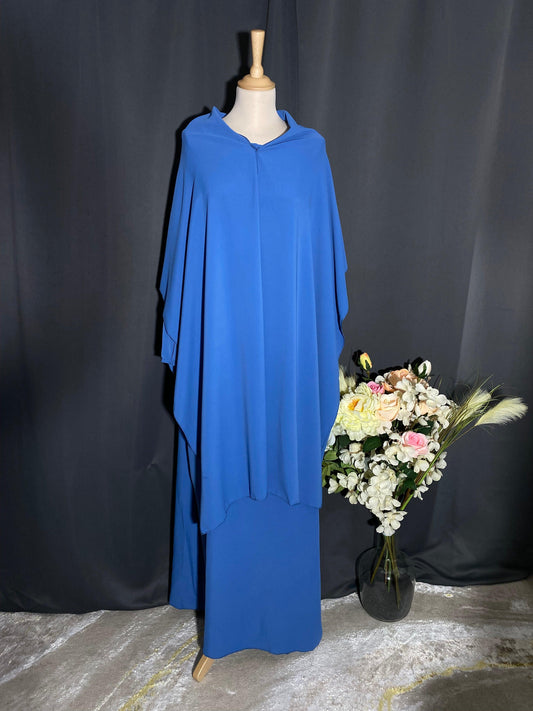 ABAYA RIHEB BLEUE - BAYT AL MUMIN