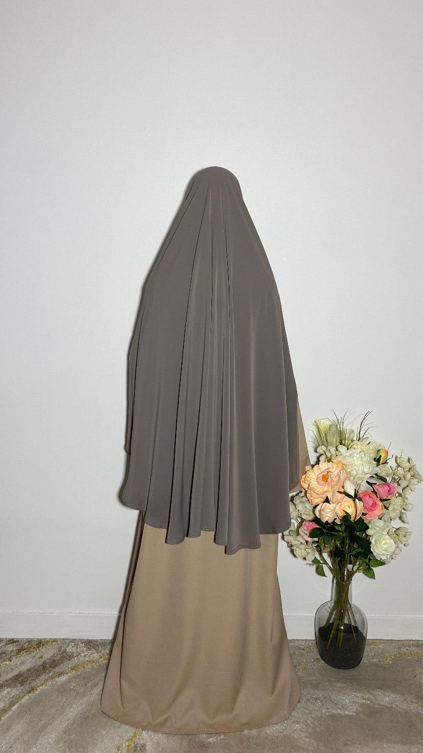 KHIMAR HASNA TAUPE - BAYT AL MUMIN