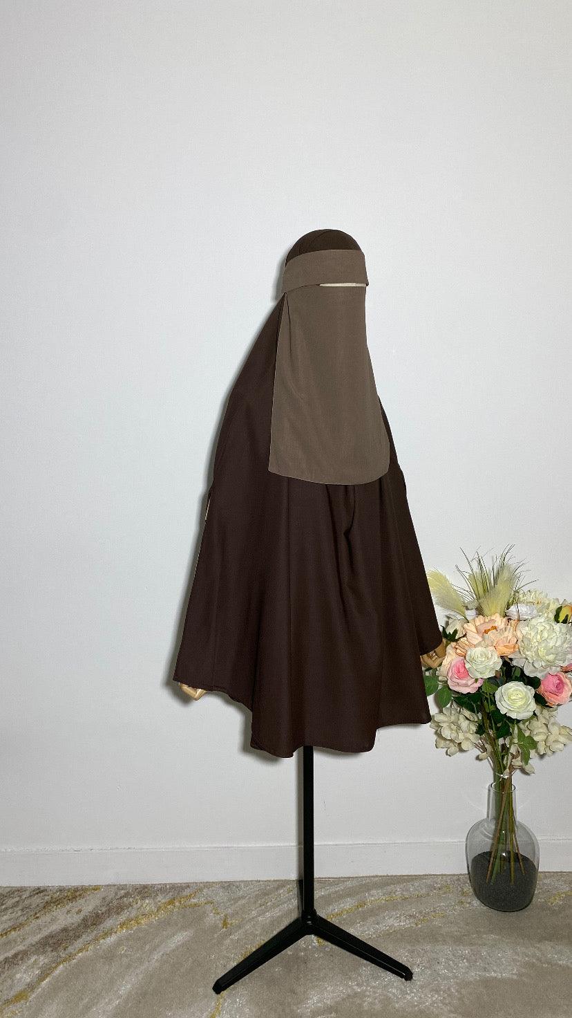 NIQAB PULL DOWN - CAP MOCHA - BAYT AL MUMIN