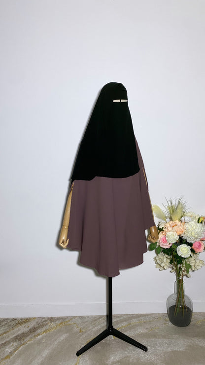 SITAR - NIQAB KHALEEJI NOIR