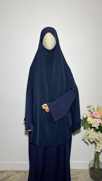 ABAYA MONA BLEU MARINE - BAYT AL MUMIN